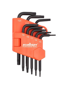 Juego de Llaves Allen Torx SEDY 8 Piezas Cr-V a Prueba de Manipulación