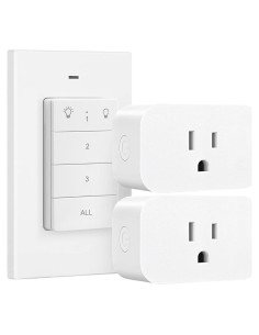 Enchufe de Control Remoto Dewenwils 2 Enchufes Independientes