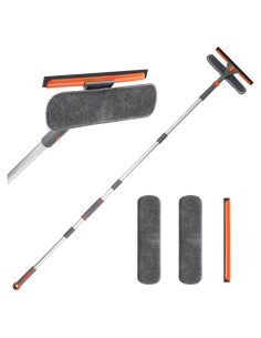 Juego de Limpiaparabrisas Wlich 2 en 1 con Paños Microfibra