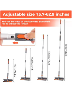 Juego de Limpiaparabrisas Wlich 2 en 1 con Paños Microfibra 2