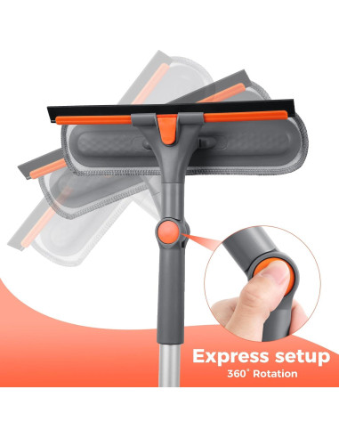 Juego de Limpiaparabrisas Wlich 2 en 1 con Paños Microfibra