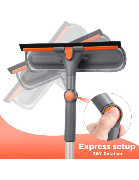 Juego de Limpiaparabrisas Wlich 2 en 1 con Paños Microfibra