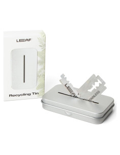 Lata de Reciclaje de Cuchillas Leaf - Afeitado Sostenible