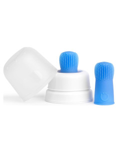 Cepillo de Dientes para Dedos Ubbi Baby con Estuche - Azul