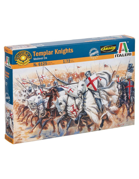 Kit de Modelo Italeri 1:72 Caballeros Templarios Medievales