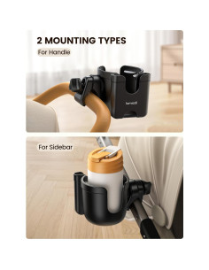 Soporte para Taza y Teléfono Lamicall Universal Antideslizante 2