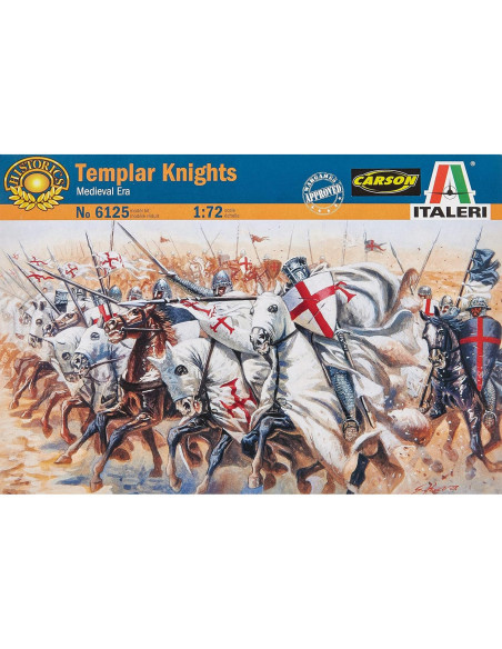Kit de Modelo Italeri 1:72 Caballeros Templarios Medievales