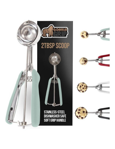 Cucharón de Acero Inoxidable Gorilla Grip 2 Cucharadas Menta