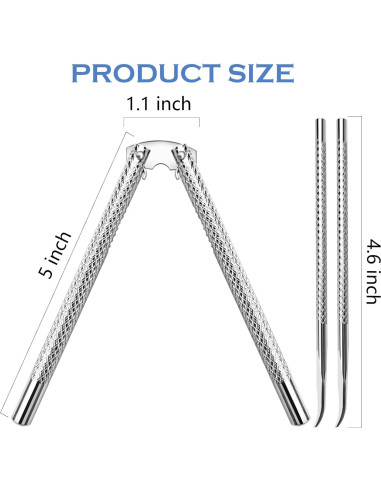 Juego de Cascanueces Artcome Acero Inoxidable 3 Piezas
