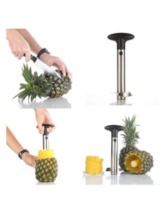 Cortador y Descorazonador de Piña Genérico Acero Inoxidable 181g