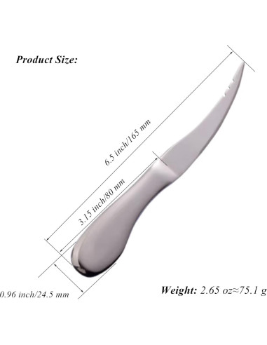 Herramienta de Limpieza de Camarones LXLVOUEG Acero Inoxidable
