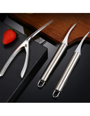 Juego de Herramientas para Pelar Camarones Meafeng - Acero Inoxidable