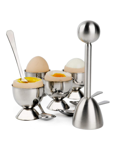 Juego Cortador de Huevos YellRin Acero Inoxidable 12.7cm