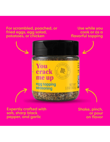 Condimento para Huevos McCormick 167.6 g - Sabor Salado y Picante