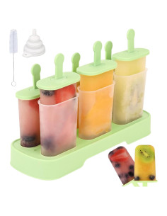 Moldes para Paletas WMKGG 6 PCS Verde, Helado Casero