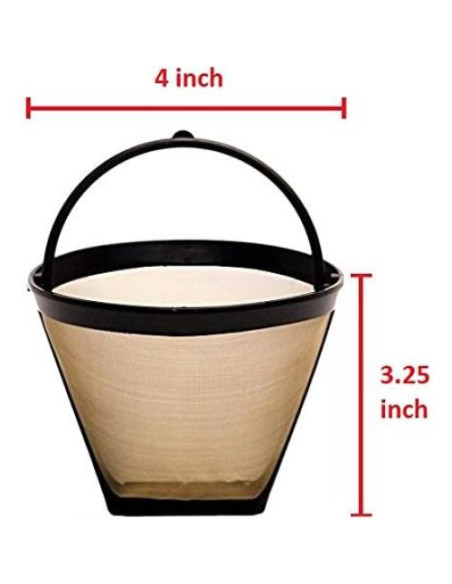 Filtro de café permanente GoldTone No.2 para cafeteras 10.16 cm