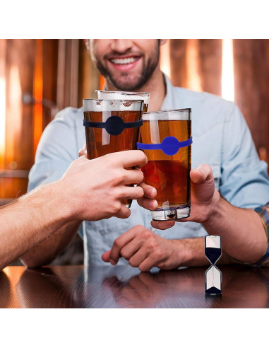 Marcadores de Bebidas Estirables Minsoda 24pcs Silicona