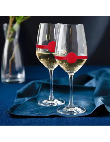 Marcadores de Bebidas Estirables Minsoda 24pcs Silicona