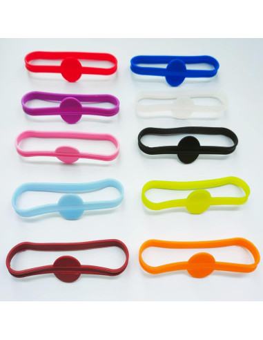 Marcadores de Bebidas Estirables Minsoda 24pcs Silicona