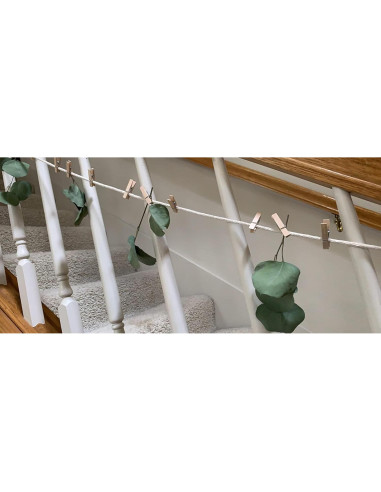 Cuerda Trenzada Algodón Natural Blanca Rocky Mountain 15.24m