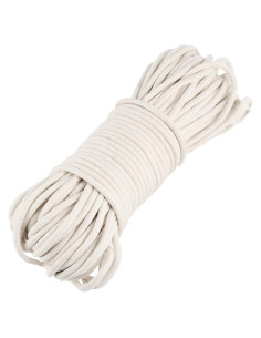 Cuerda de Algodón Natural JOIKIT 50m 6mm Trenzada Multiusos