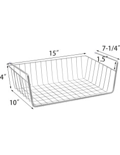 Cestas Bajo Estante Jucoan 3 Piezas 38.1x25.4x10.16 cm 2