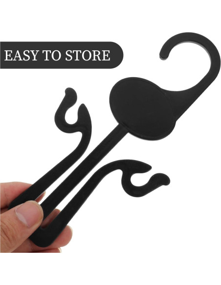 Juego de Perchas para Secar Zapatos Kichvoe - 20 Ganchos de Plástico