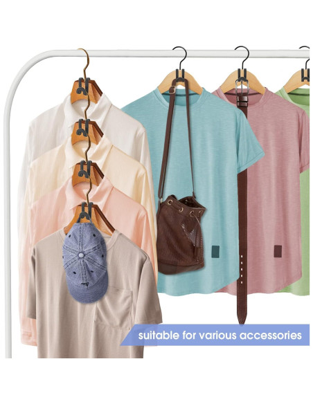 100 Ganchos Conectores para Perchas Besslly Negro 5 kg