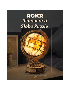 Rompecabezas 3D de Madera ROKR ST003 con Luz LED 2
