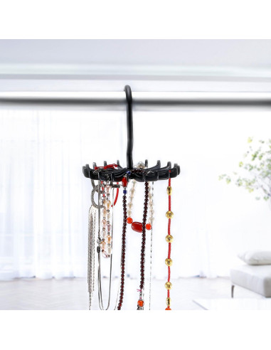 Soporte para Corbatas Giratorio IPOW 2 Piezas 20 Ganchos