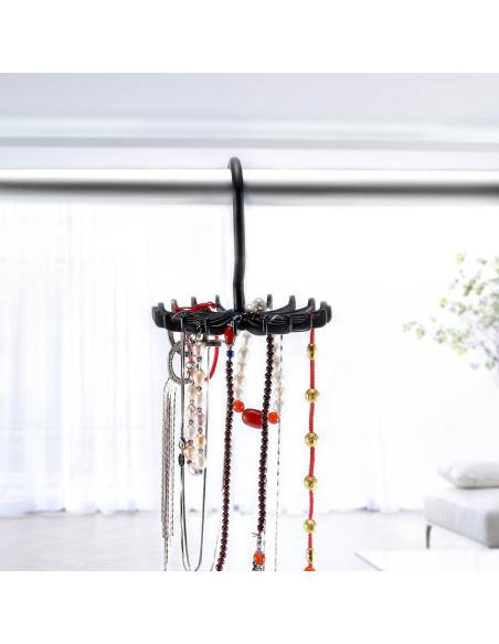 Soporte para Corbatas Giratorio IPOW 2 Piezas 20 Ganchos