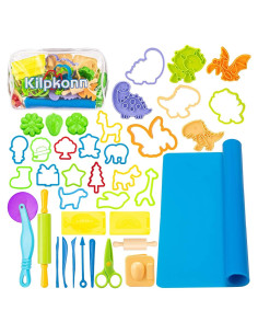 Kit de Herramientas de Masa Kilpkonn para Niños - 41 Piezas