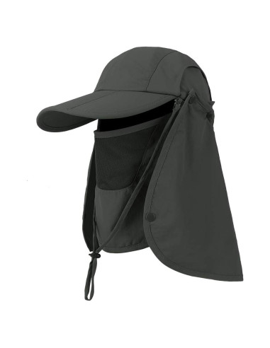 Gorra Solar Plegable Cristgee con Protección UPF 50+ Verde Militar