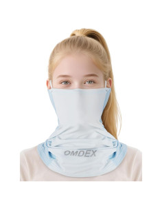 Gaiter de Cuello Refrigerante OMDEX UV 50+ Azul Secado Rápido