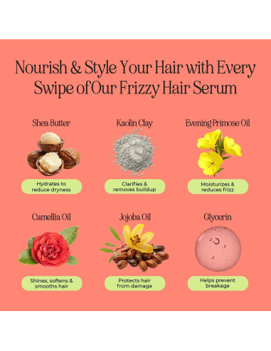 Barra Domadora de Frizz INH Hair - Suero Suavizante 18ml