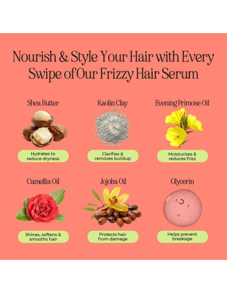 Barra Domadora de Frizz INH Hair - Suero Suavizante 18ml