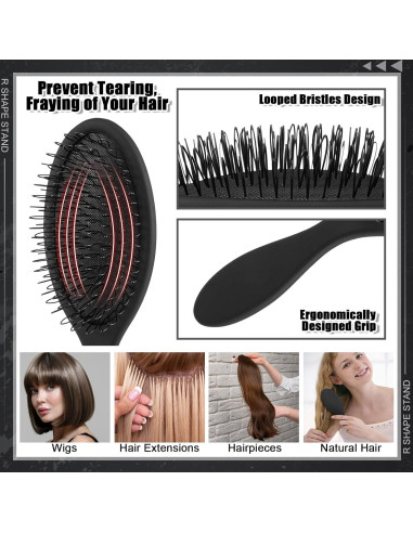 Juego de 2 Soportes para Peluca ProSuites con 3 Peines