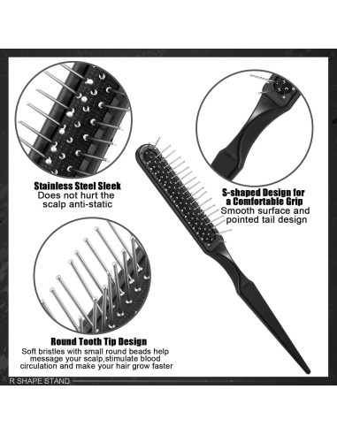 Juego de 2 Soportes para Peluca ProSuites con 3 Peines