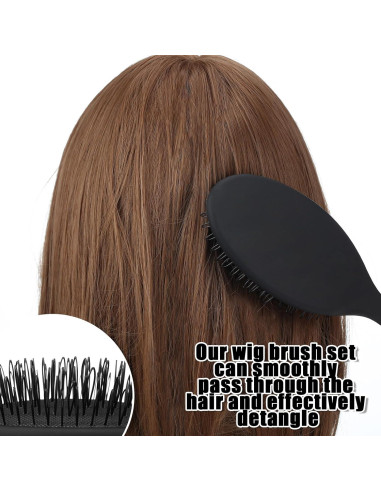 Juego de 2 Soportes para Peluca ProSuites con 3 Peines