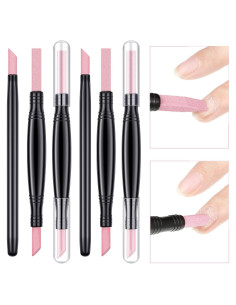 Set de 6 Piezas Lima de Uñas Mudder - Piedra Pómez y Palitos