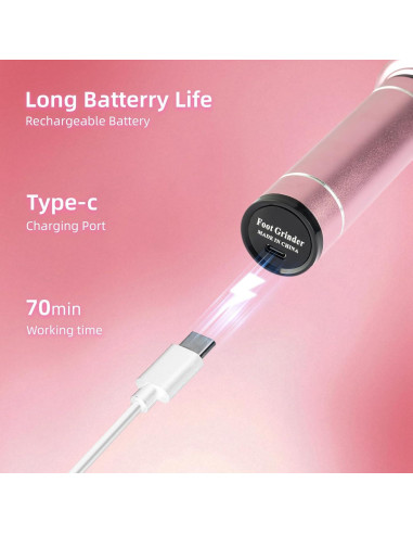 Removedor de Callos Eléctrico MARSDREAMS 802 Inalámbrico