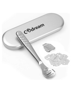 Raspador de Piel Dura para Pies Codream con Estuche y 10 Cuchillas