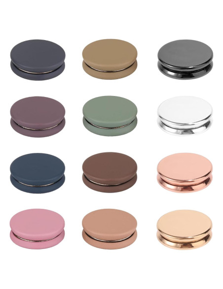 12 Pines Magnéticos Tinoaly para Hijab - 1.4cm Coloridos