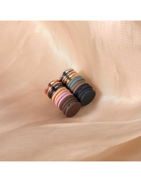 12 Pines Magnéticos Tinoaly para Hijab - 1.4cm Coloridos