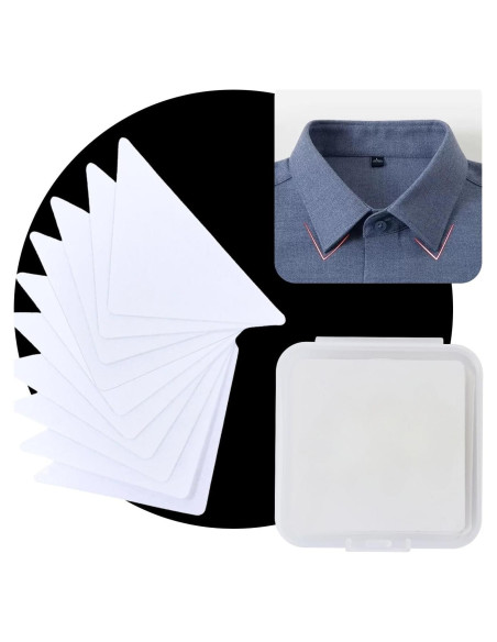 80 Soportes de Cuello Transparentes ERESGREAT para Camisas