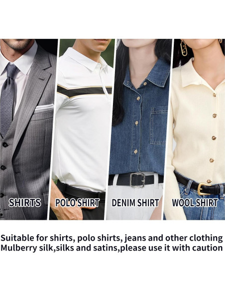 80 Soportes de Cuello Transparentes ERESGREAT para Camisas