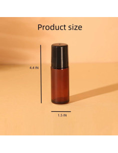 2 Botellas de Rodillo de Vidrio 50ml Cchenxxi para Aceites Esenciales 2