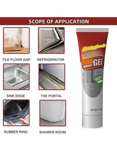 Gel Limpiador de Manchas LUITYSHE para Hogar 108g