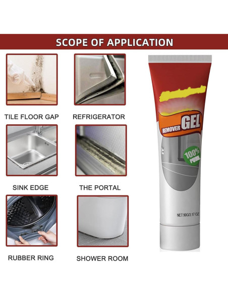 Gel Limpiador de Manchas LUITYSHE para Hogar 108g