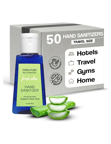 Gel desinfectante para manos Terra Pure 30 ml sin alcohol con aloe Gel desinfectante para manos Terra Pure 30 ml sin alcohol con aloe